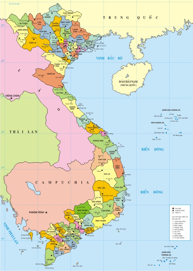 Các vùng miền trên lãnh thổ Việt Nam
